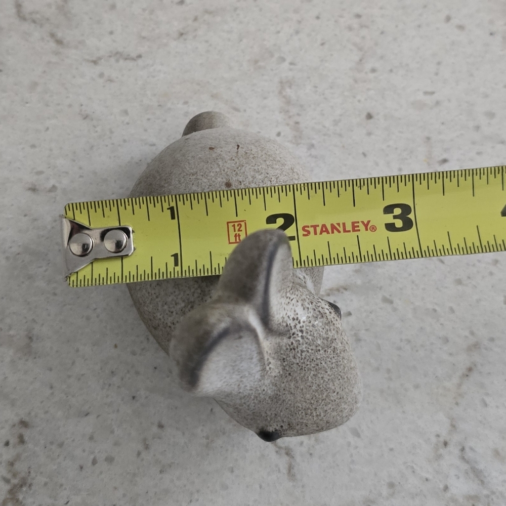 Vtg. Mcm Howard Pierce bunny rabbit Ceramic Speckle Glaze Figure - Picture 12 of 12